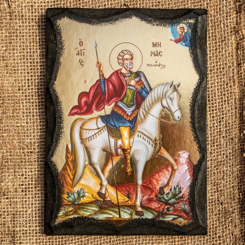 Икона „Св. Мина Чудотворец“