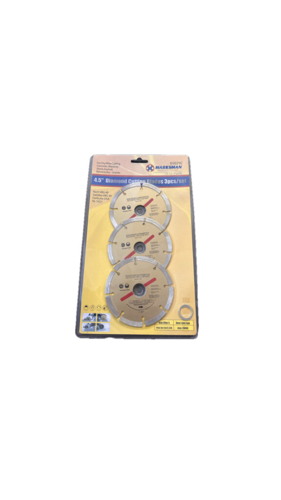 Диамантени дискове MARKSMAN 4.5” – 3 бр. комплект