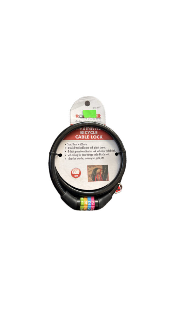 Спирална ключалка за велосипед RODEX